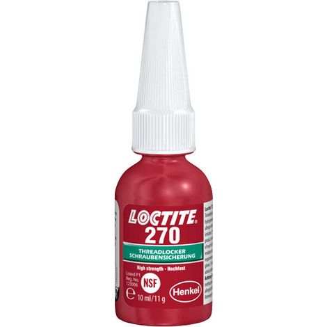 Frein filet Vert 270, Durcissement 24 h, 10 ml Force : Fort ( Prix pour 1 ) (1/5)