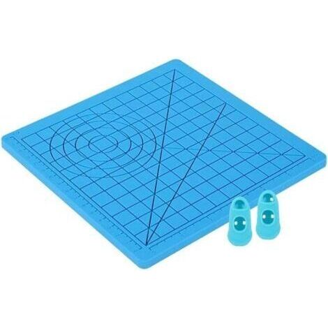 Tapis de Stylo d'Impression 3D, Tapis en Silicone Pour Stylo 3D Avec Artisanat d'Art de Base Multi-formes et 2 Capuchons en Silicone Pour Enfants, Adultes, Débutants, Artiste Expert en Dessin (1/5)