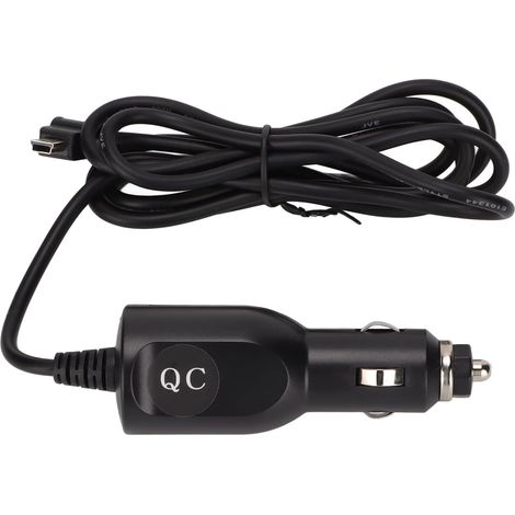 Câble de Chargeur GPS de Voiture pour Chargeur de Voiture 5V 1.2A de Navigation GPS XLone, Cordon de Charge GPS Universel Mini USB 1.5m, Protection Multiple (1/5)