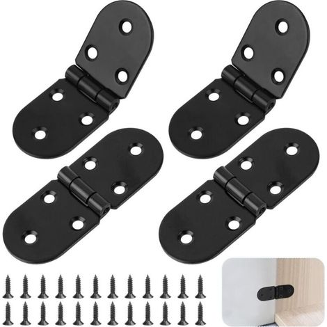 Stainless Steel Folding Table Hinges - 180 Degree Round Screw Hinges - Folding Table Hinges - Table Hinges - Furniture Hinges - Hinge Hinges (1/5)