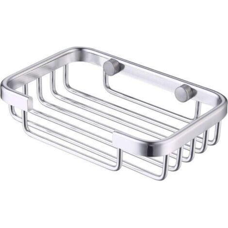 Porte Savon Mural Vis Porte Savon Douche Aluminium Boite a Savon Argent