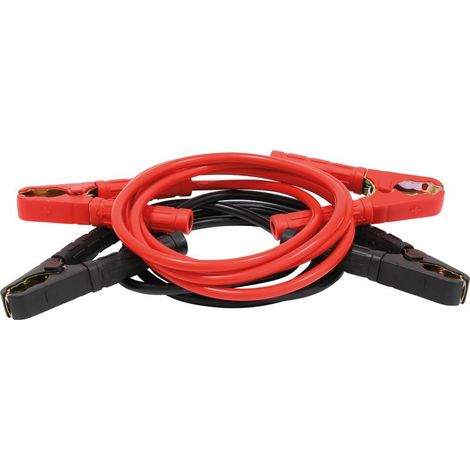 Câbles de démarrage - Batterie - Auto/Moto - 25mm² section - 3m - C-55 - 480A (1/2)