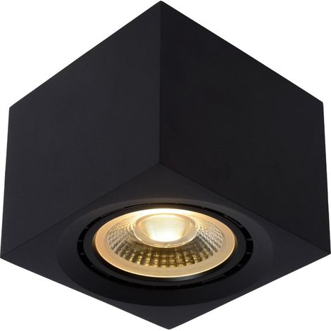 [NEUWERTIG] Lucide Led Deckenstrahler Aufbauleuchte Fedler Schwarz Eckig Aluminium Gu10   B-Ware (1/2)