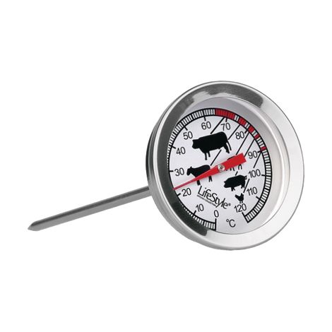 Termómetro para uso culinario de 12cm de largo fabricado en acero inoxidable (1/2)