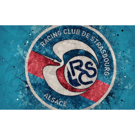 Papier peint panoramique Foot / Football - RCS - Racing Club de Strasbourg - 195 cm x 122 cm (1/2)