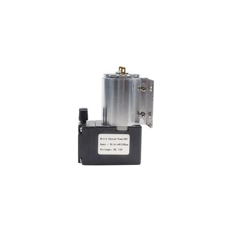 Mini pompe à vide 12 V CC, 5 L/min, 120 kPa, avec support. (1/5)