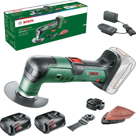 Bosch Cordless 18v Starlock Multi Tool UniversalMulti + X2 1.5AH Battery kit (1/5)