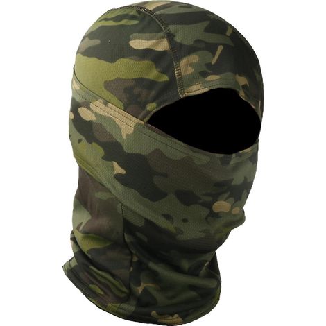 Tarnmaske, Sturmhaube, Kopfbedeckung für Radfahrer und Motorradfahrer, Outdoor-Trainingshelm – Jungle Scorpion