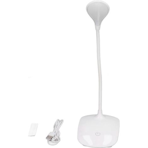 Tageslicht-Hobbylampe Hobbylampe Stehlampe mit Tageslicht Schreibtischlampe Dimmbar Leselampe Nachtlicht Wiederaufladbar Weißes Licht Weiß Ein (1/5)