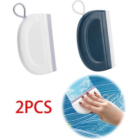 Raclette à Vitre,Raclette de Douche Suspendu,Essuie-glace en Silicone,Grattoir à Verre,pour Miroir,Fenêtre,Cuisine,Salle de