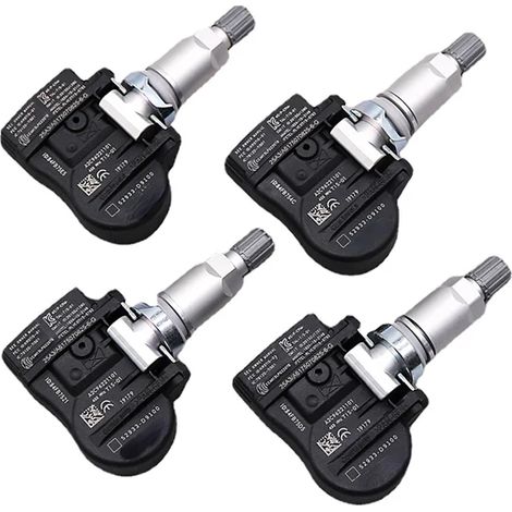(4 pièces) 4 pneus 52933-D9100 compatibles avec Genesis G90, Hyundai Elantra, Kia Cadenza, Optima et Sportage. Moniteur de pression des pneus de voiture. (1/5)