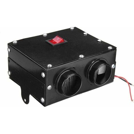 12V 300W Radiateur De Voiture Chauffe-Eau Double Trou Ventilateur De Chauffage Fenêtre Dégivreur Demister - 12V (1/4)