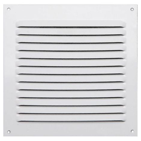 Rejilla blanca atornillar 15x15 cm (1/2)
