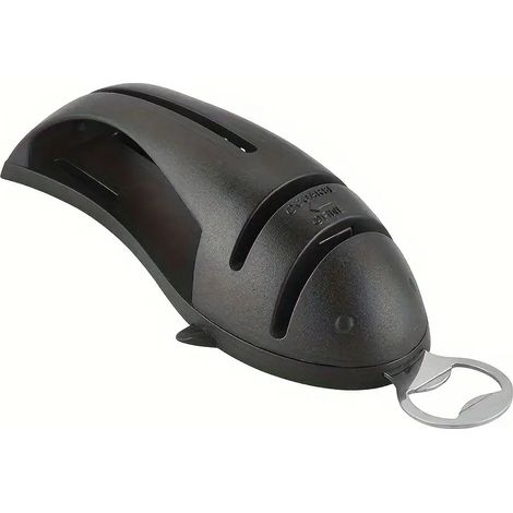 Aiguiseur de couteaux en forme de poisson pour couteaux de cuisine, aiguiseur de couteaux portable multifonctionnel pour la cuisine et le camping en plein air