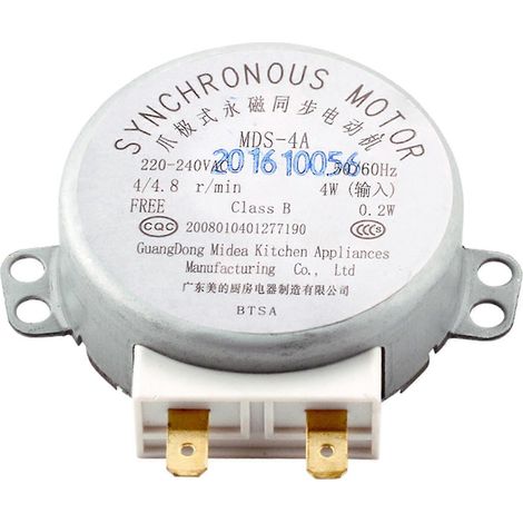 Moteur de plateau de four à micro-ondes MDS-4A pour pièces de moteur de four à micro-ondes Midea