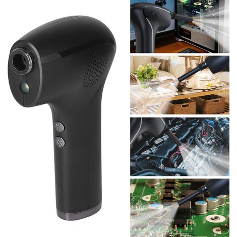 Mini souffleur/aspirateur/sèche-cheveux haute puissance portable sans fil/pistolet aspirateur pour le nettoyage de la maison (1/5)