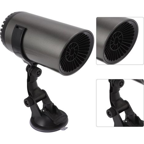 Riscaldatore per auto, sbrinatore per parabrezza, purificatore d'aria, 12V, con supporto a ventosa (1/4)