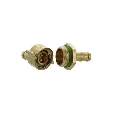 GIUNTATUBI OTTONE  3 PZ 1/2 X 10 MM