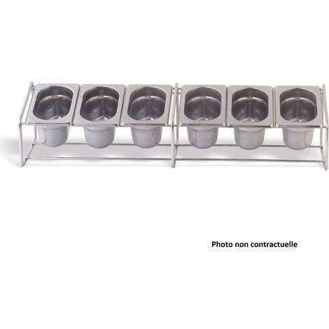 Support Inox pour Bacs GN - Pujadas