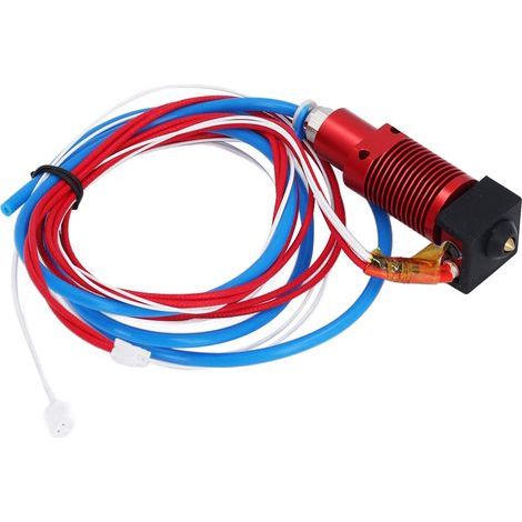 Kit d'extrudeuse d'imprimante 3D, dissipateur thermique rond en alliage d'aluminium, remplacement Hotend pour CR10S PRO 24V40W (1/5)