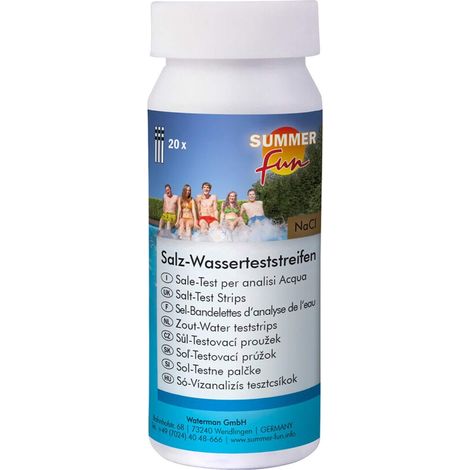 Wasserteststreifen zur Messung von Salz (NaCL) im Blister Summer Fun (1/2)