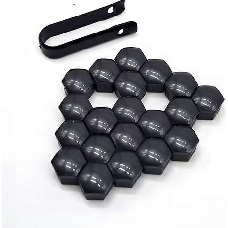 Cache-écrou de vis de pneu en plastique avec capuchon de protection (1/5)