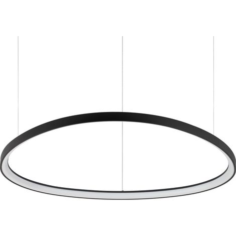 Ideal Lux GEMINI Plafonnier LED intégré 105 cm Noir 2700 K