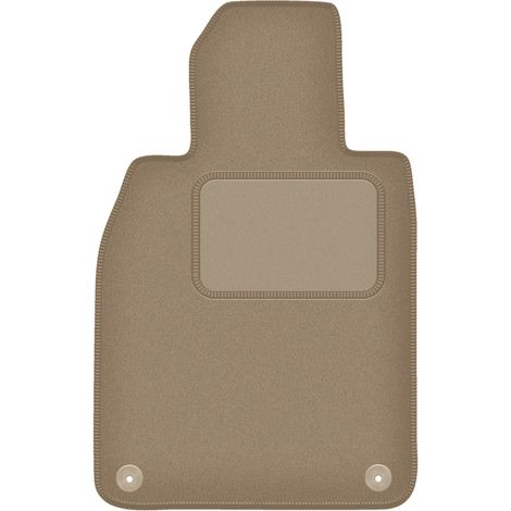 Fahrermatte aus Velours für: Porsche Cayman 982 Roadster (ab 2016) beige