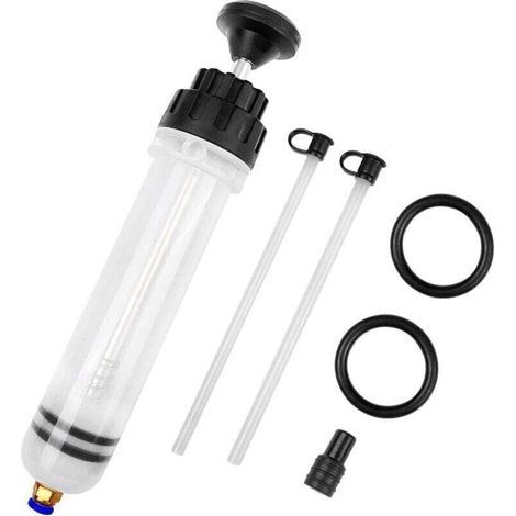Seringue d'aspiration d'huile 200ml seringue de Liquide de Frein,extracteur de Liquide d'huile, extracteur de Liquide et Pompe de Remplissage,Liquide de Refroidissement (1/4)