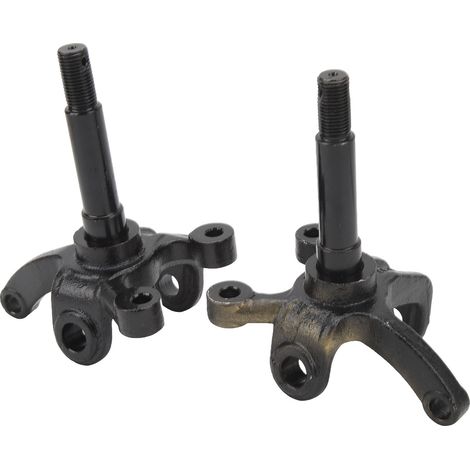 Paire de fusées de direction gauche droite pour quad 200cc, pivot de roue en acier, noir, compatible VTT