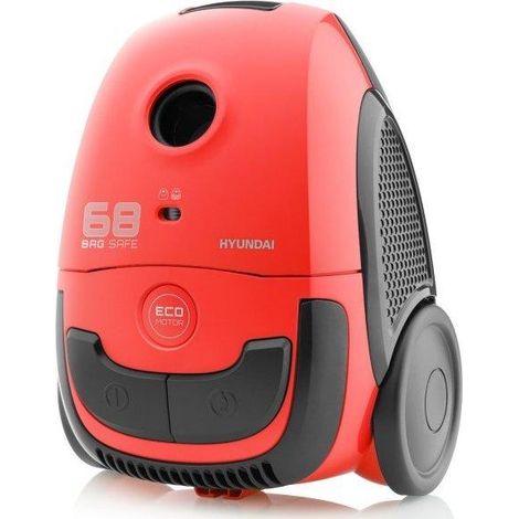 Eta VC068R Aspiratore a Traino Rosso Lucido Leggero Compatto