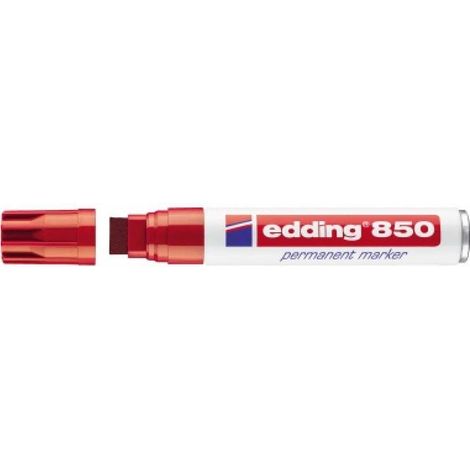 edding Permanentmarker 850 4-850002 5-16mm Keilspitze nachfüllbar rt (1/5)