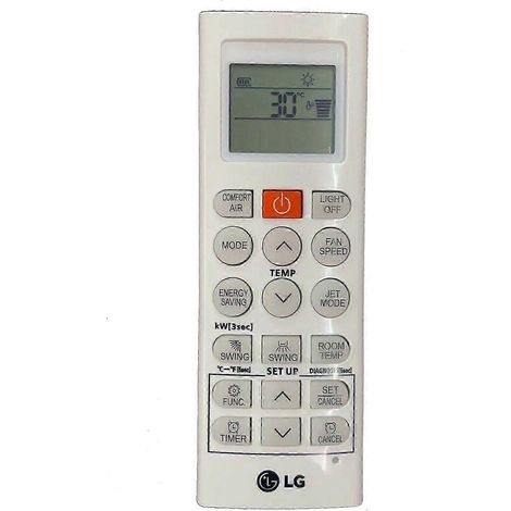Télécommande LG pour climatiseur AKB74955602 compatible avec le modèle LSN363HLV doté de la fonction chauffage (1/2)