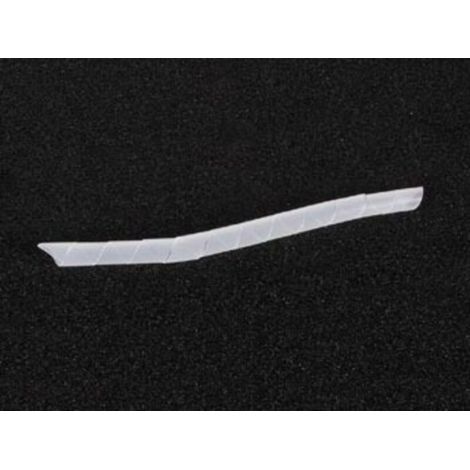 Gaine Cache-Fils - Spirale Protection Câbles - Blanc Transparent - 10 m - Ø Extérieur 10 mm - Ø Intérieur 7,5 mm (1/2)