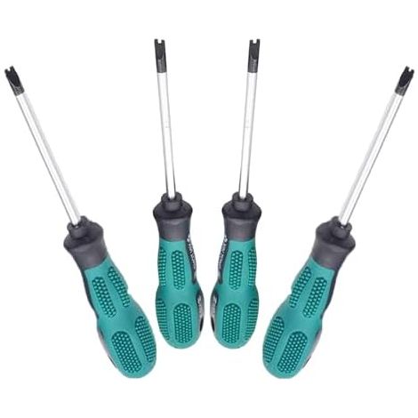 Tournevis de formes spéciales, 4 pièces ensemble tournevis type U, précision avec outil à main multifonctions magnétique - (1/5)