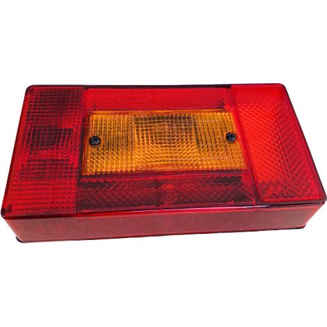 Feu arrière 5 fonctions gauche 12V – Clignotant, stop, veilleuse, brouillard, éclairage plaque – Dimensions 190 x 103 x 55 mm – Aj.Ba