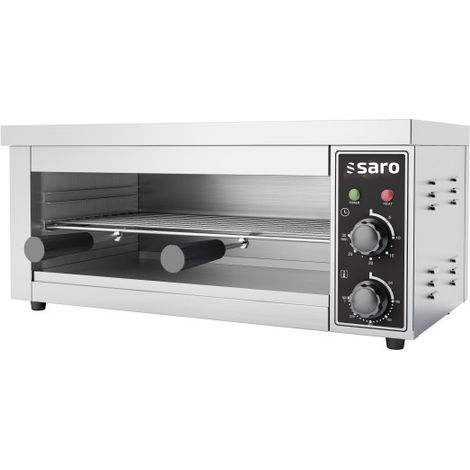 Salamandre Cuisine - électrique - Grille réglable - Minuterie 30 min - Bac miettes coulissant - 2,5 kW - Saro