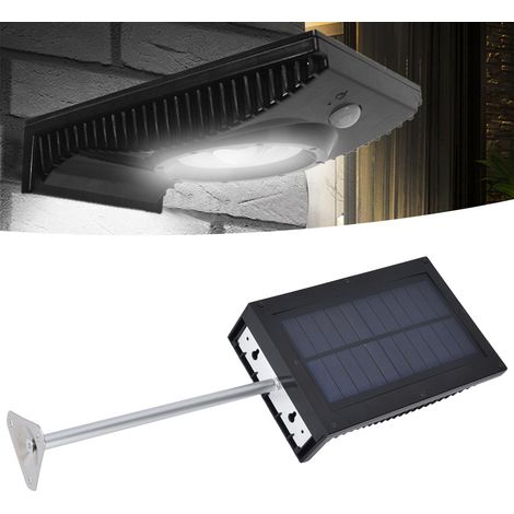 Applique murale solaire COB à détecteur de mouvement, éclairage extérieur de jardin avec tige de fixation, lampe LED extérieure à détecteur de mouvement solaire. (1/5)