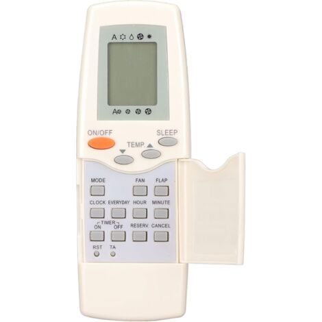 Télécommande de remplacement pour climatiseur Carrier RFL‑0601 KFL‑0301E KF(R)-0199G (1/5)