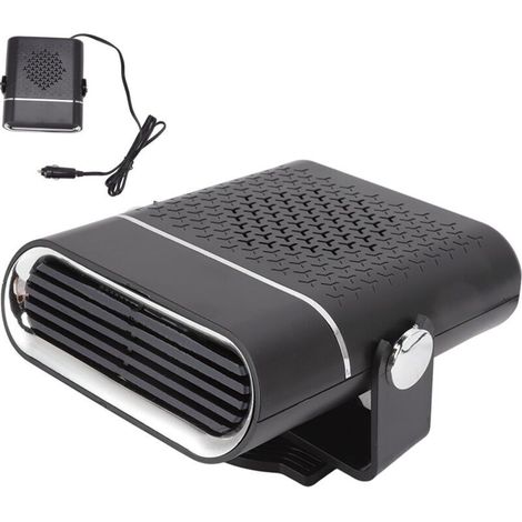 Chauffage de voiture rotatif à 360 degrés. chauffage rapide. allume-cigare Portable. désembueur. dégivreur pour camion. 24V. noir (1/4)
