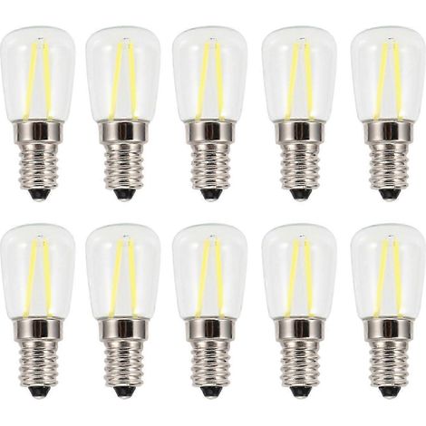 Lot de 10 mini ampoules LED E14 à intensité variable pour suspension murale (1/5)