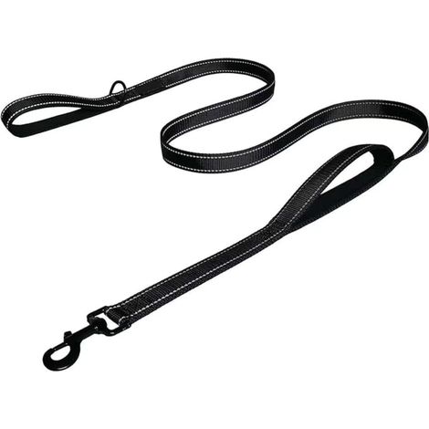 Laisse pour chien avec poignée confortable, 1,8 mètre de long, robuste, durable et réfléchissante, adaptée aux chiens de petite, moyenne et grande taille, pour le contrôle et le dressage des chiens, n