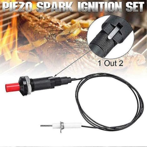 2025 1 Kit d'allumage piézoélectrique à bouton-poussoir pour barbecue à gaz (1/5)
