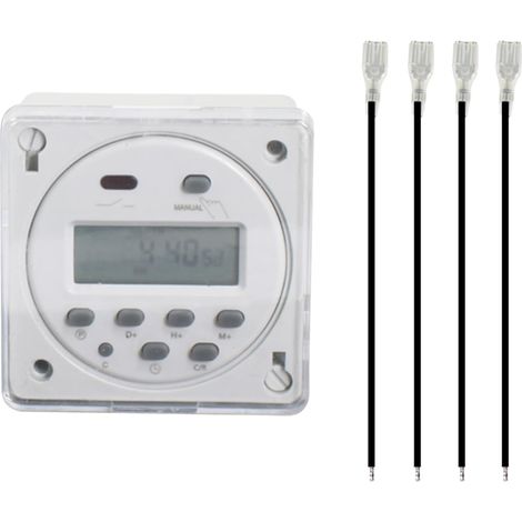 Minuteur numérique 12V/24V/110V/220V pour la domotique, les (1/5)