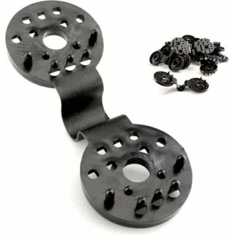 Lot de 100 clips de fixation robustes et pratiques pour toile d'ombrage de serre. (1/4)