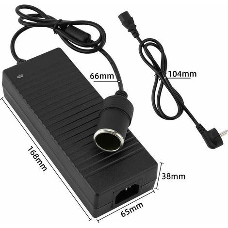 230V VERS 12V 10A 180W CONVERTISSEUR DE TENSION AUTOMOBILE ADAPTATEUR DE COURANT ALTERNATIF (1/5)
