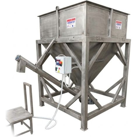 Insacchettatrice Pesatrice Semiautomatica Cereali Sementi Legumi Elettrica Acciaio Inox