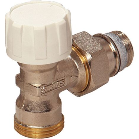 Flamco Robinet thermostatique équerre DN15 Eurok. avec préréglage, G3/4 EK x G1/2a, M30x1,5, F34007