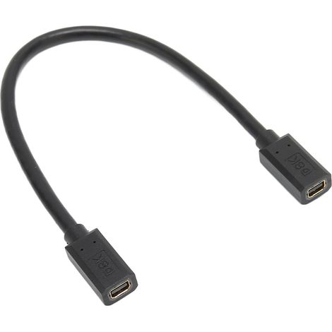 Câble d'extension de test MiniDP, cordon d'extension Mini DisplayPort femelle-femelle pour appareils dotés d'une interface MiniDP (1/5)