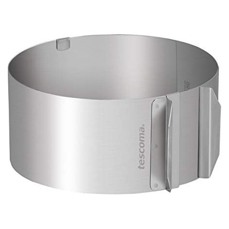 Tescoma 623380 Delicia Anello Regolabile per Torte Tonde, Diametro 16-30 cm (1/4)